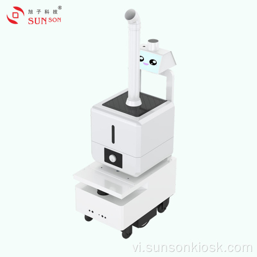 Robot phun sương chống vi khuẩn